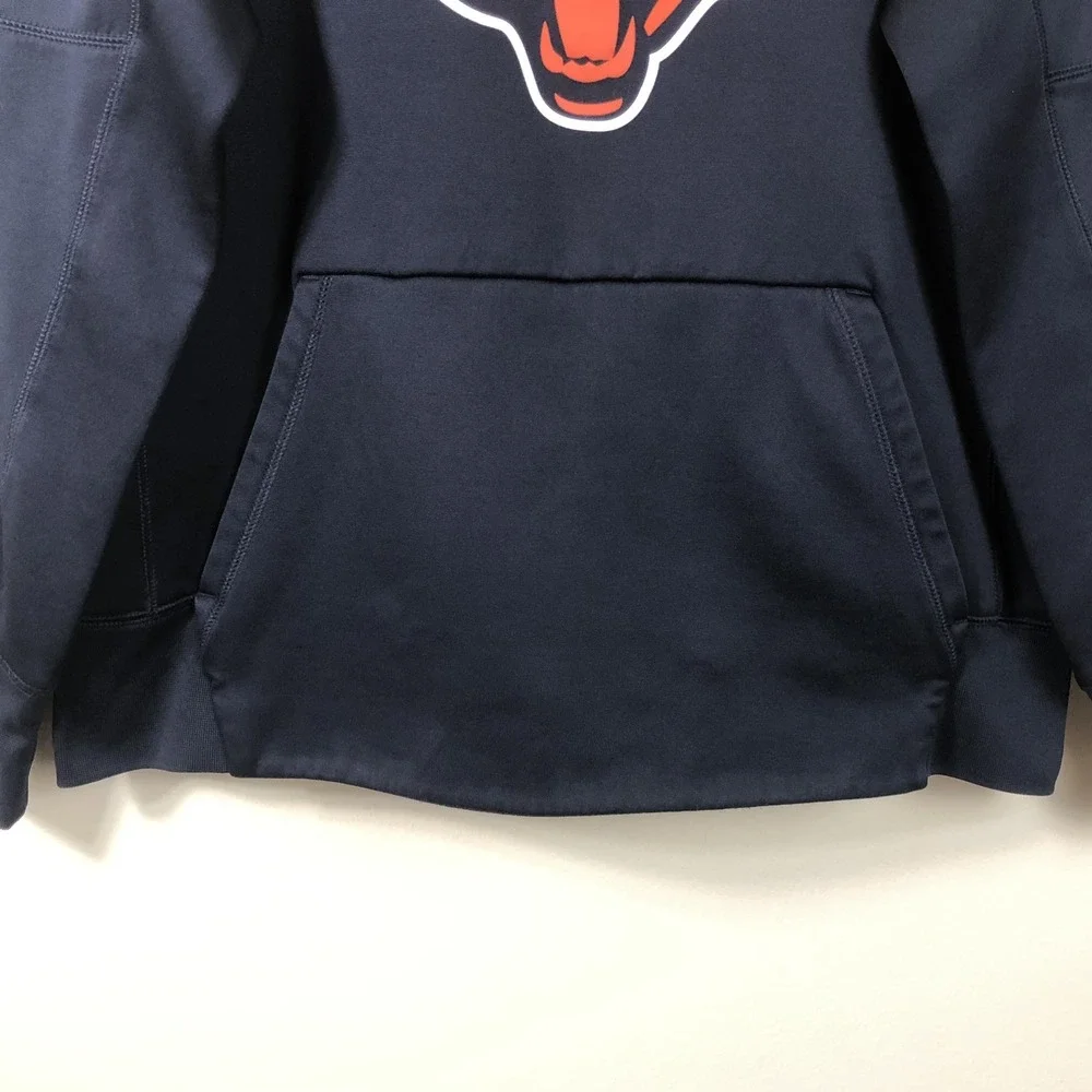Chicago Bears Nike Dri-Fit NFL Team Apparel Pullover Hoodie Mens Sz S Navy